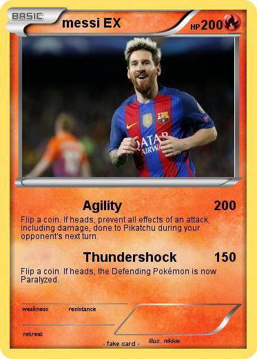 Pokemon messi EX