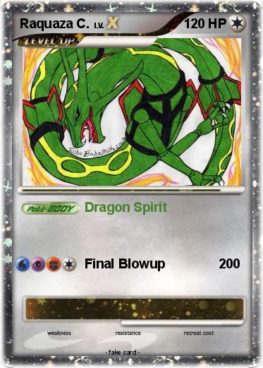Pokemon Raquaza C.