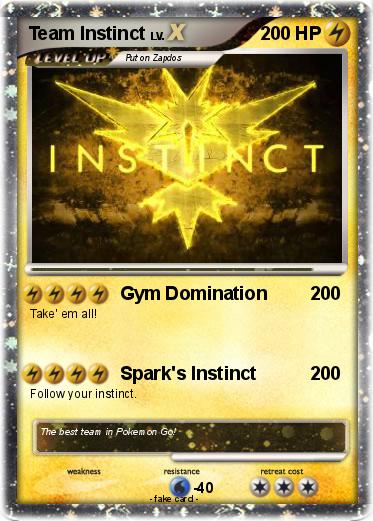 Pokemon Team Instinct