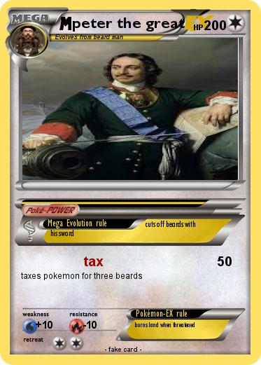 Pokemon peter the great