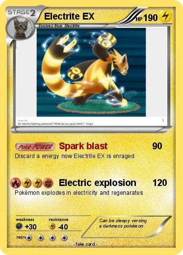 Pokemon Electrite EX