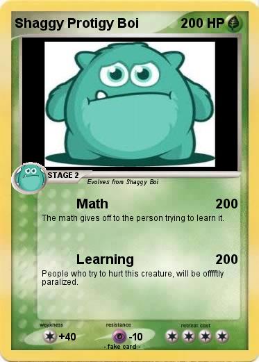 Pokemon Shaggy Protigy Boi