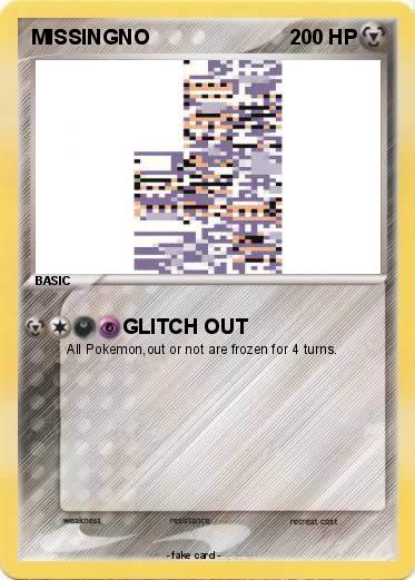 Pokemon MISSINGNO