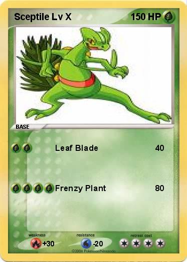 Pokemon Sceptile Lv X