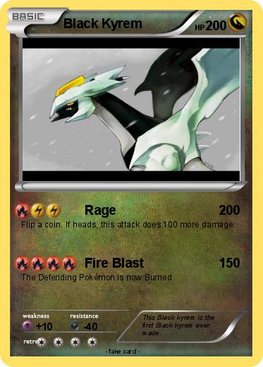 Pokemon Black Kyrem