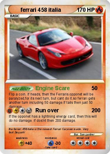 Pokemon ferrari 458 italia