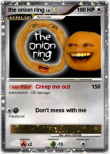 Pokemon the onion ring
