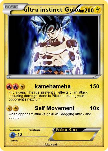 Pokemon ultra instinct Goku