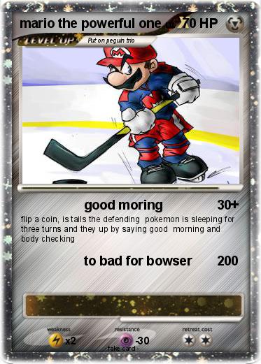 Pokemon mario the powerful one