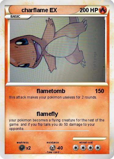 Pokemon charflame EX