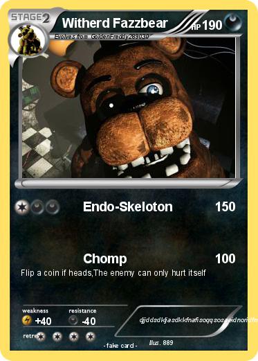 Pokemon Witherd Fazzbear