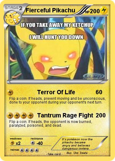 Pokemon Fierceful Pikachu