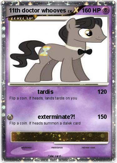 Pokemon 11th doctor whooves