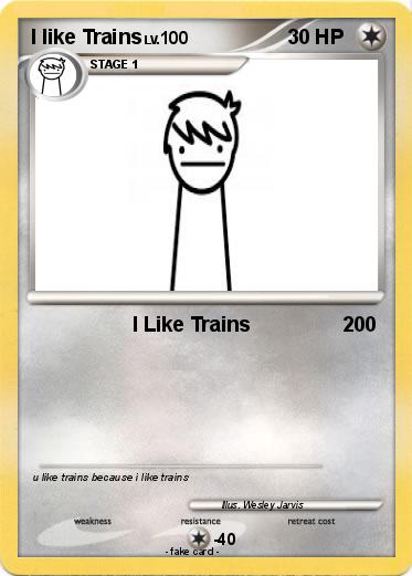 Pokemon I like Trains