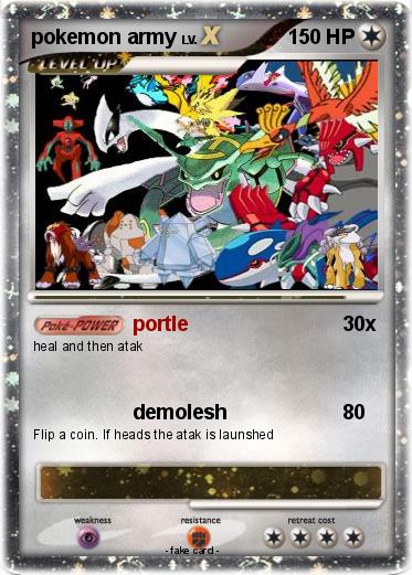 Pokemon pokemon army