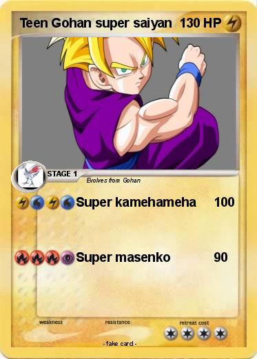Pokemon Teen Gohan super saiyan