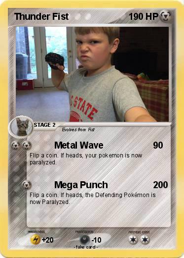 Pokemon Thunder Fist