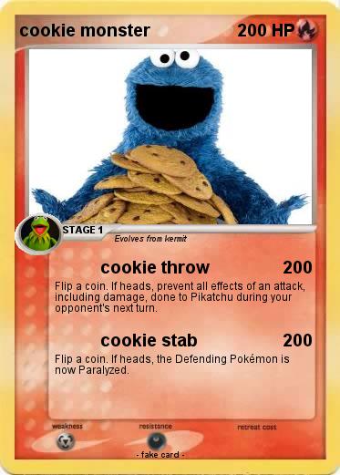 Pokemon cookie monster