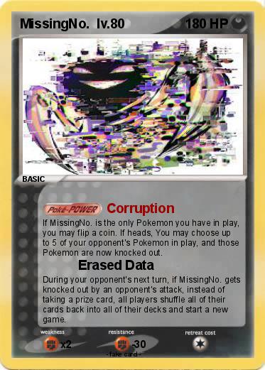 Pokemon MissingNo.  lv.80