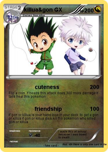 Pokemon killua&gon GX