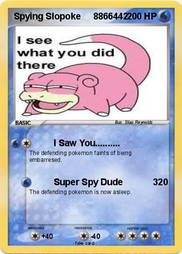 Pokemon Spying Slopoke     8866442
