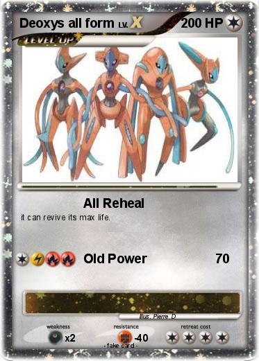 Pokemon Deoxys all form