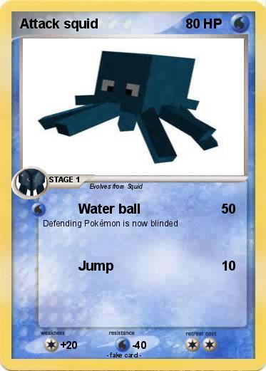Pokemon Attack squid