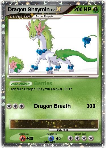 Pokemon Dragon Shaymin