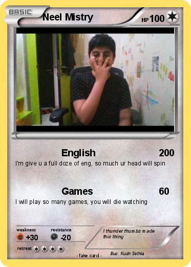 Pokemon Neel Mistry