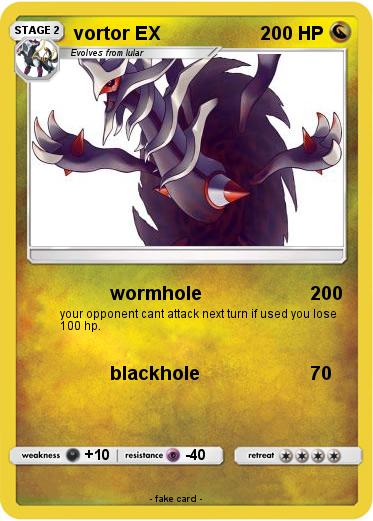 Pokemon vortor EX