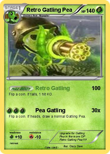 Pokemon Retro Gatling Pea