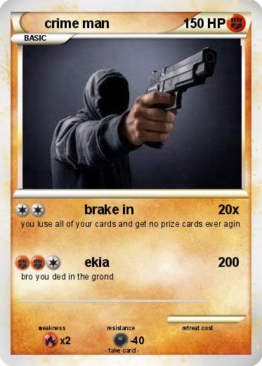 Pokemon crime man