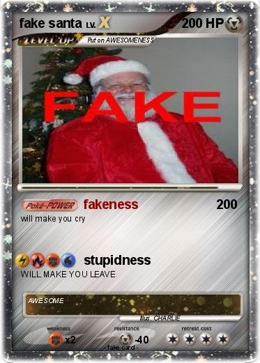 Pokemon fake santa