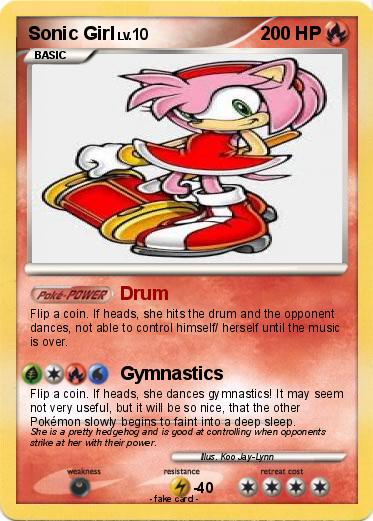 Pokemon Sonic Girl
