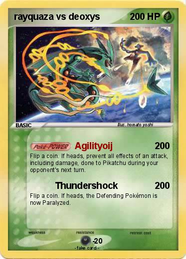 Pokemon rayquaza vs deoxys
