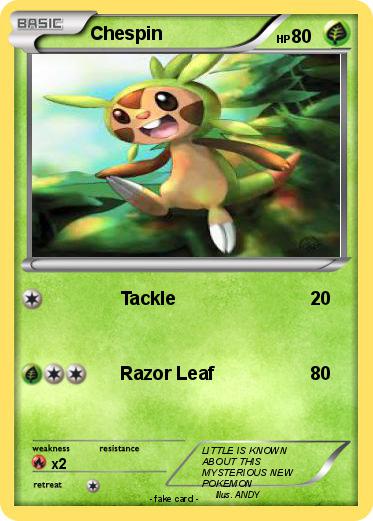 Pokemon Chespin