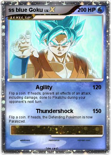 Pokemon ss blue Goku