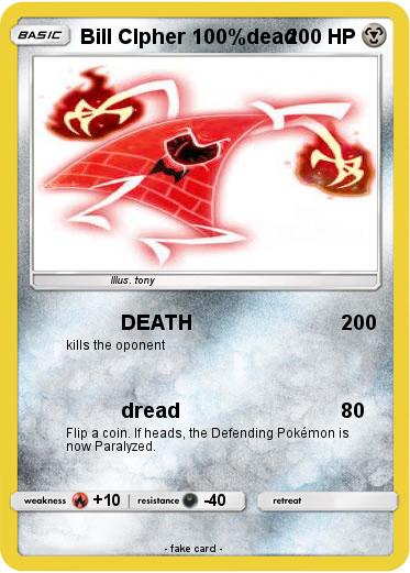 Pokemon Bill CIpher 100 dead Pokemon Bill CIpher 100 dead