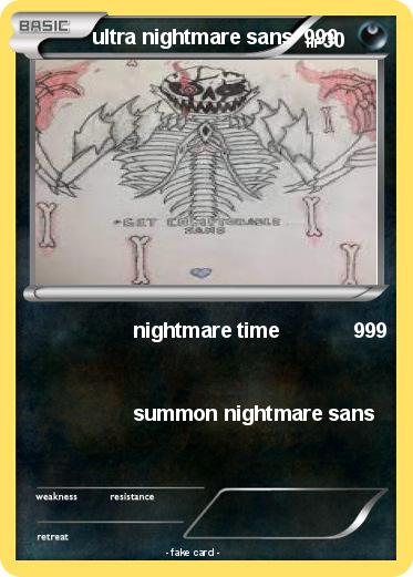 Pokemon ultra nightmare sans  999