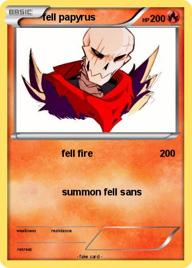 Pokemon fell papyrus