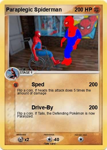 Pokemon Paraplegic Spiderman