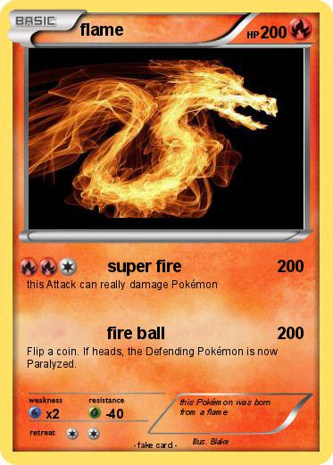 Pokemon flame