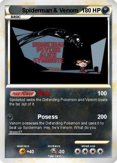 Pokemon Spiderman & Venom