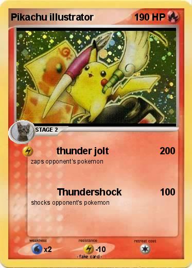 Pokemon Pikachu illustrator