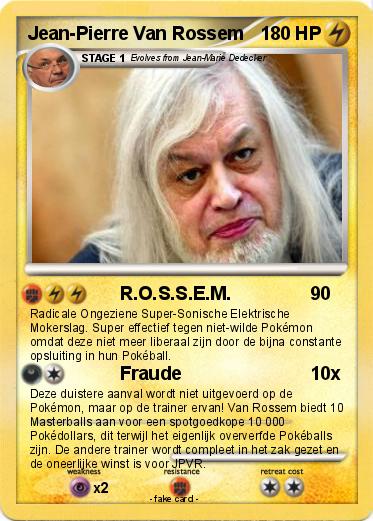 Pokemon Jean-Pierre Van Rossem