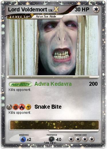 Pokemon Lord Voldemort