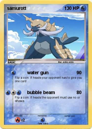 Pokemon samurott