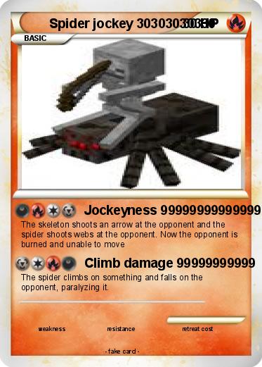 Pokemon Spider jockey 30303030330