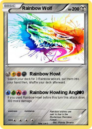 Pokemon Rainbow Wolf