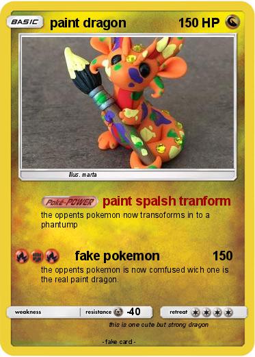 Pokemon paint dragon